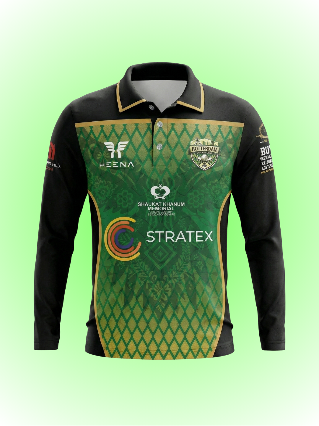 Rotterdam CC '26 Officieel wedstrijdshirt met lange mouwen